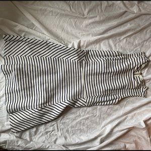 j.Crew high neck striped dress